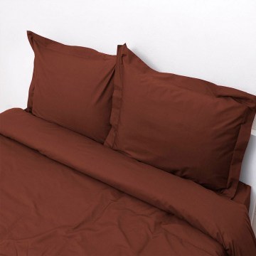 Σεντόνια Superb Percale (Σετ 4τμχ) Choco Viopros