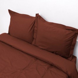 Παπλωματοθήκη Superb Percale (Σετ 3τμχ) Choco Viopros CHOCO