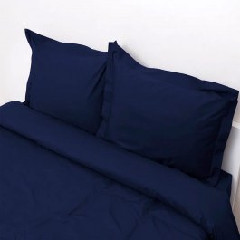 Παπλωματοθήκη Superb Percale (Σετ 3τμχ) Dark Blue Viopros DARK BLUE