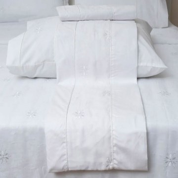 Bedspread 1019 (Set 3pcs) White Viopros