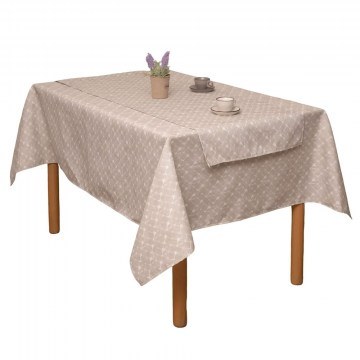 Τραπεζομάντηλο Μυρτώ Beige Viopros