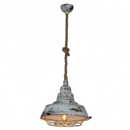 Φωτιστικό Οροφής Κρεμαστό HL-230SG-1P 77-3005 Cecropia Worn Antique White & Gold  Homelighting GOLD