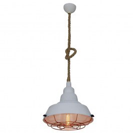 Ceiling  HL-230SG-1P 77-3006 Cecropia Relief White & Copper Mat  Homelighting COPPER