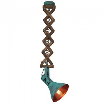 Φωτιστικό Οροφής Κρεμαστό HL-251-1A 77-3102 Up-Down Mini Green Homelighting