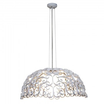 Φωτιστικό Οροφής Κρεμαστό HL-3587-1MP 77-4041 Bale Mat White Φ65 Homelighting