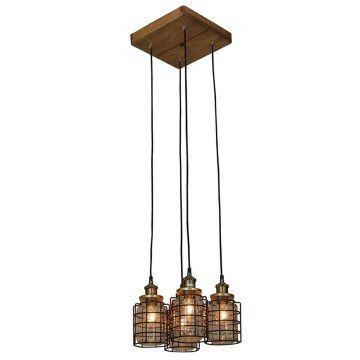 Ceiling  HL-2248JG-4P 77-3070 Okda Bronze Homelighting