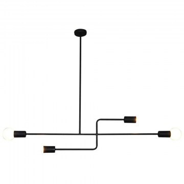 Ceiling  HL-3525-4 77-3810 Rodney Black  Homelighting