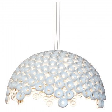 Φωτιστικό Οροφής Κρεμαστό HL-3590-5XL 77-4323 Darina White Φ160 Homelighting
