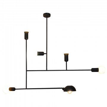 Ceiling  Led HL-3525-6 77-3814 Rodney Black  Homelighting
