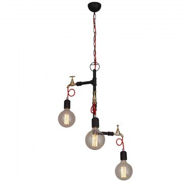 Φωτιστικό Οροφής Κρεμαστό HL-082T-3 77-2790 Hikari Brown Rusty  Homelighting