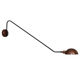 Φωτιστικό Τοίχου - Απλίκα HL-3547-1 L 77-3938 Mason Old Copper & Black  Homelighting COPPER