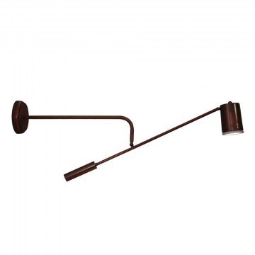 Φωτιστικό Τοίχου - Απλίκα HL-3558-1 M 77-3913 Sherry Old Copper  Homelighting