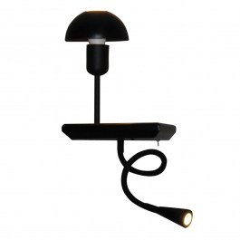 Φωτιστικό Τοίχου HL-3596 SL2 77-4173 Rowan Black Homelighting BLACK MAT