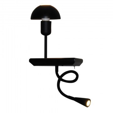 Φωτιστικό Τοίχου HL-3596 SL2 77-4173 Rowan Black Homelighting