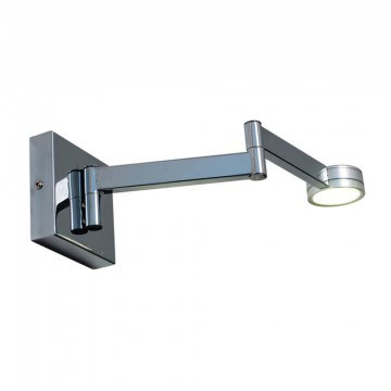 Φωτιστικό Τοίχου - Απλίκα 77-2113 ARB-496/3W Led Ella White A4 Chrome Homelighting