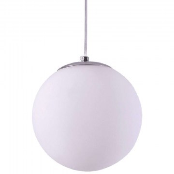 Ceiling Lamp Alessia 77-8119 D25x25x150cm 1xΕ27 Silver-White Homelighting