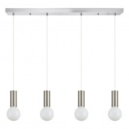 Ceiling Lamp - Rail Adept Tube 77-8391 4xE27 60W Nickel Homelighting NICKEL