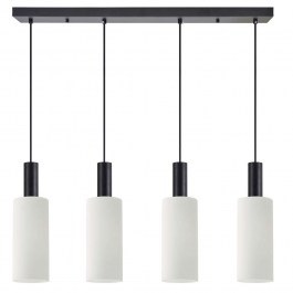 Ceiling Lamp - Rail Adept Tube 77-8567 85x12x300cm 4xE27 60W Black-White Homelighting BLACK-WHITE