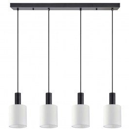 Ceiling Lamp - Rail Adept Tube 77-8511 85x15x300cm 4xE27 60W Black-White Homelighting BLACK-WHITE