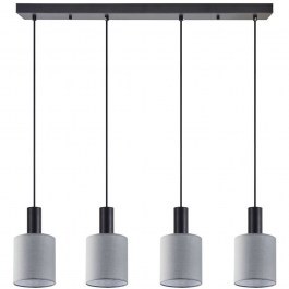 Ceiling Lamp - Rail  Adept Tube 77-8518 85x15x300cm 4xE27 60W Black-Grey Homelighting BLACK-GREY