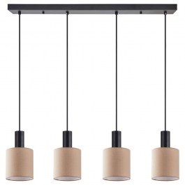 Ceiling Lamp - Rail Adept Tube 77-8525 85x15x300cm 4xE27 60W Black-Brown Homelighting BLACK-BROWN