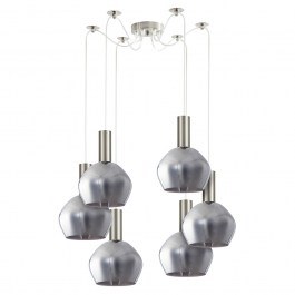 Ceiling Lamp Adept Tube 77-8400 50x50x300cm 6xE27 60W Nickel-Smoke Homelighting NICKEL-SMOKE
