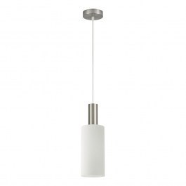 Ceiling Lamp Adept Tube 77-8470 1xE27 60W Nickel-White Homelighting NICKEL-WHITE