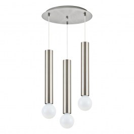 Ceiling Lamp Adept Tube 77-8662 5,5x300cm 3xE27 60W Nickel Homelighting NICKEL