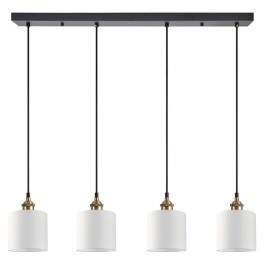 Φωτιστικό Οροφής - Ράγα Adept 77-8731 85x14x300cm 4xE27 60W Multi-White Homelighting MULTI-WHITE