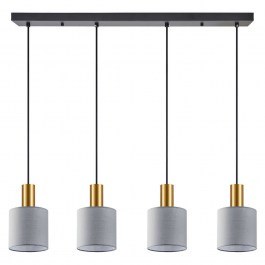 Ceiling Lamp - Rail Adept Tube 77-8609 85x15x300cm 4xE27 60W Multi-Grey Homelighting MULTI-GREY