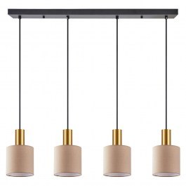 Ceiling Lamp - Rail Adept Tube 77-8616 85x15x300cm 4xE27 60W Multi-Brown Homelighting MULTI-BROWN