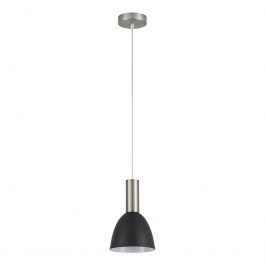 Ceiling Lamp Adept Tube 77-8456 1xE27 60W Nickel-Black Homelighting NICKEL-BLACK