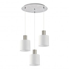 Φωτιστικό Οροφής Adept Tube 77-8418 35x35x300cm 3xE27 60W Nickel-White Homelighting NICKEL-WHITE