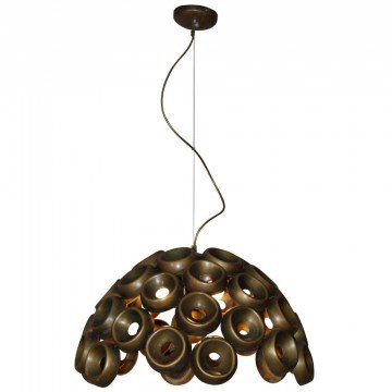 Ceiling Lamp Darina HL-3590-Μ 77-4106 56x56x120cm 3xE27 60W Bronze Homelighting