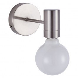 Φωτιστικό Τοίχου - Απλίκα Adept 77-8251 10x16x10cm 1xE27 60W Nickel Homelighting NICKEL
