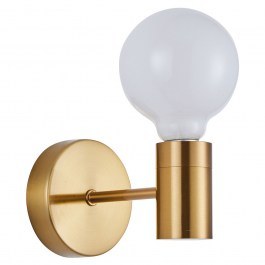 Φωτιστικό Τοίχου - Απλίκα Adept 77-8252 10x16x10cm 1xE27 60W Gold Homelighting GOLD