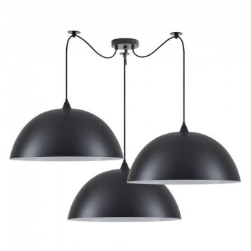 Φωτιστικό Οροφής Adept 77-8723 Φ50x31,5cm 3xE27 60W Black Homelighting
