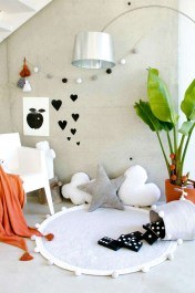 Χαλί Παιδικό Bubbly Στρόγγυλο Απαλό Γκρι Lorena Canals GREY