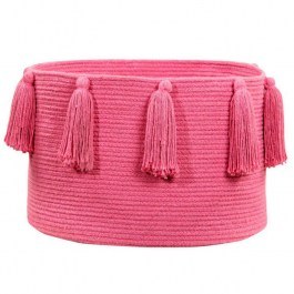 Καλάθι Αποθήκευσης Με Κρόσσια LOR-BSK-TAS-FU Φουξ 30Χ45Χ45Cm Lorena Canals FUCHSIA