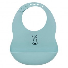 Σαλιάρα N877039 Σιλικόνης 20x27cm Ciel Nattou CIEL