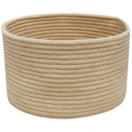 Καλάθι Αποθήκευσης Gram LOR-BSK-GRAM-GLD Φ35x20cm Golden Beige Lorena Canals BEIGE-GOLD