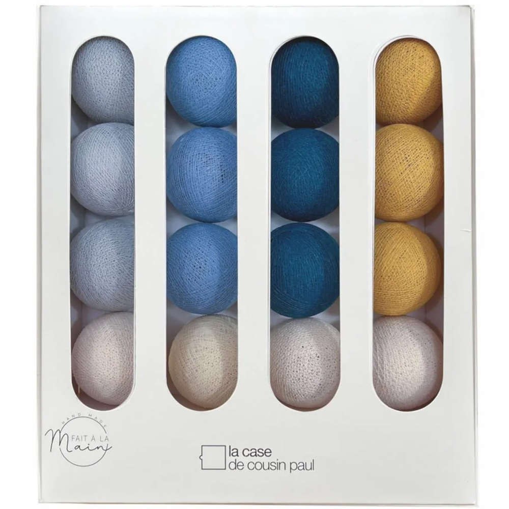 Γιρλάντα Nuit Etoilee CP06580 Με 16 Φωτάκια Led 165cm+150cm Blue-Beige Cousin Paul