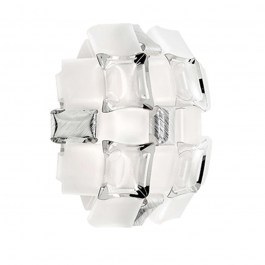Wall Lamp Mida 2x6W E14 32x12cm White-Platinum Slamp WHITE-SILVER