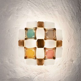 Wall Lamp Mida 2x6W E14 32x12cm Multicor Slamp MULTI