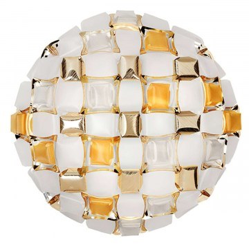 Φωτιστικό Οροφής - Πλαφονιέρα Mida Large 4x12W E27 67x21cm Amber Slamp