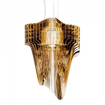 Φωτιστικό Οροφής Aria XL 90x90x130cm 6xE27/1xLed 12W/11W Gold Slamp