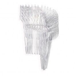 Ceiling-Wall Light Aria Applique 41x22xh60 Transparent Slamp CLEAR