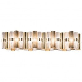 Ceiling Lamp - Rail La Lollo 142x28x28cm Led 12420lm 110W 2700K Gold Slamp GOLD