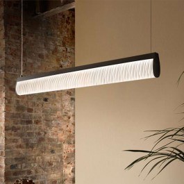 Ceiling Lamp - Rail Modula Plisse 96x5,5x10cm Led 3771lm 35W 3000K Black Slamp BLACK