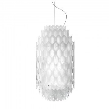 Suspension Chantal Small 4x12W E27 36x60cm White Slamp